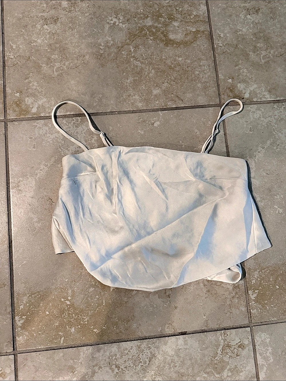 Sunday Best Elektra Satin Camisole White Size Small